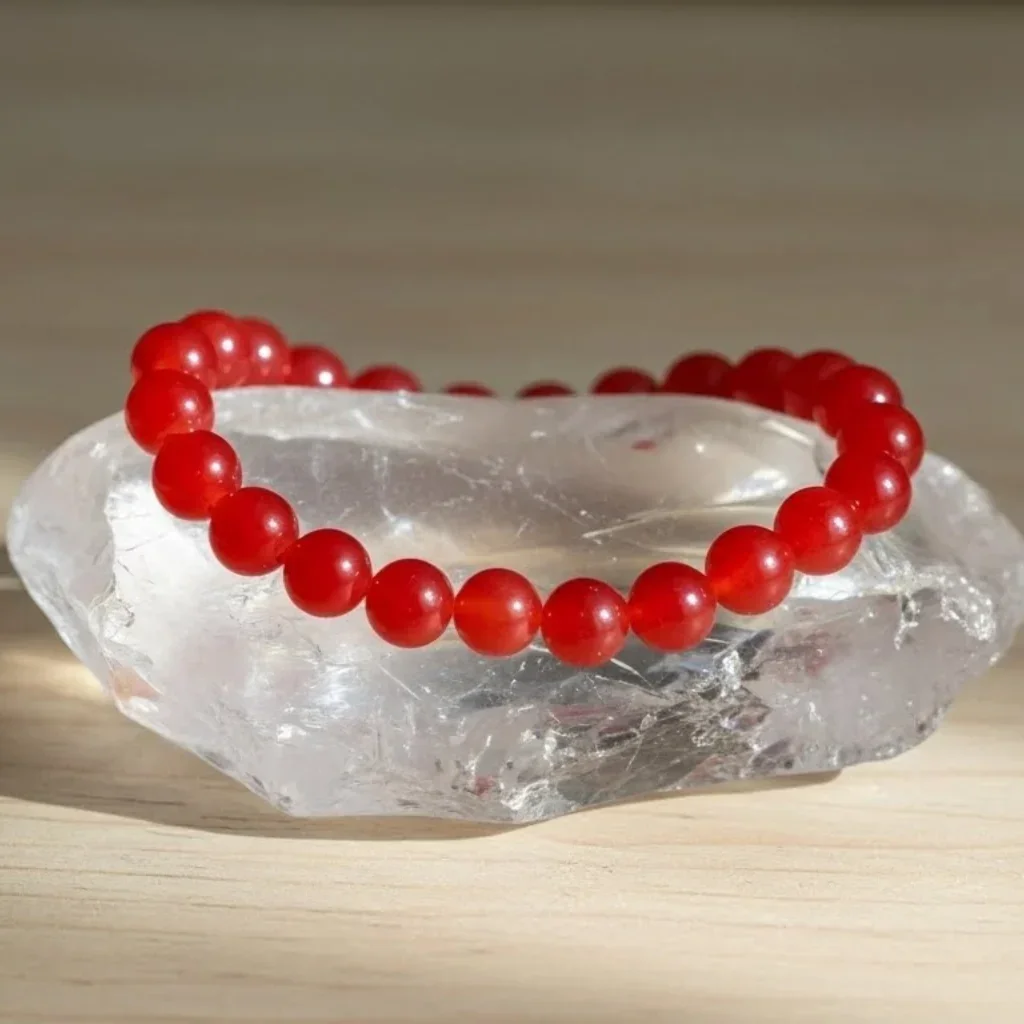 Carnelian Bracelet – Natural Healing Red Stone